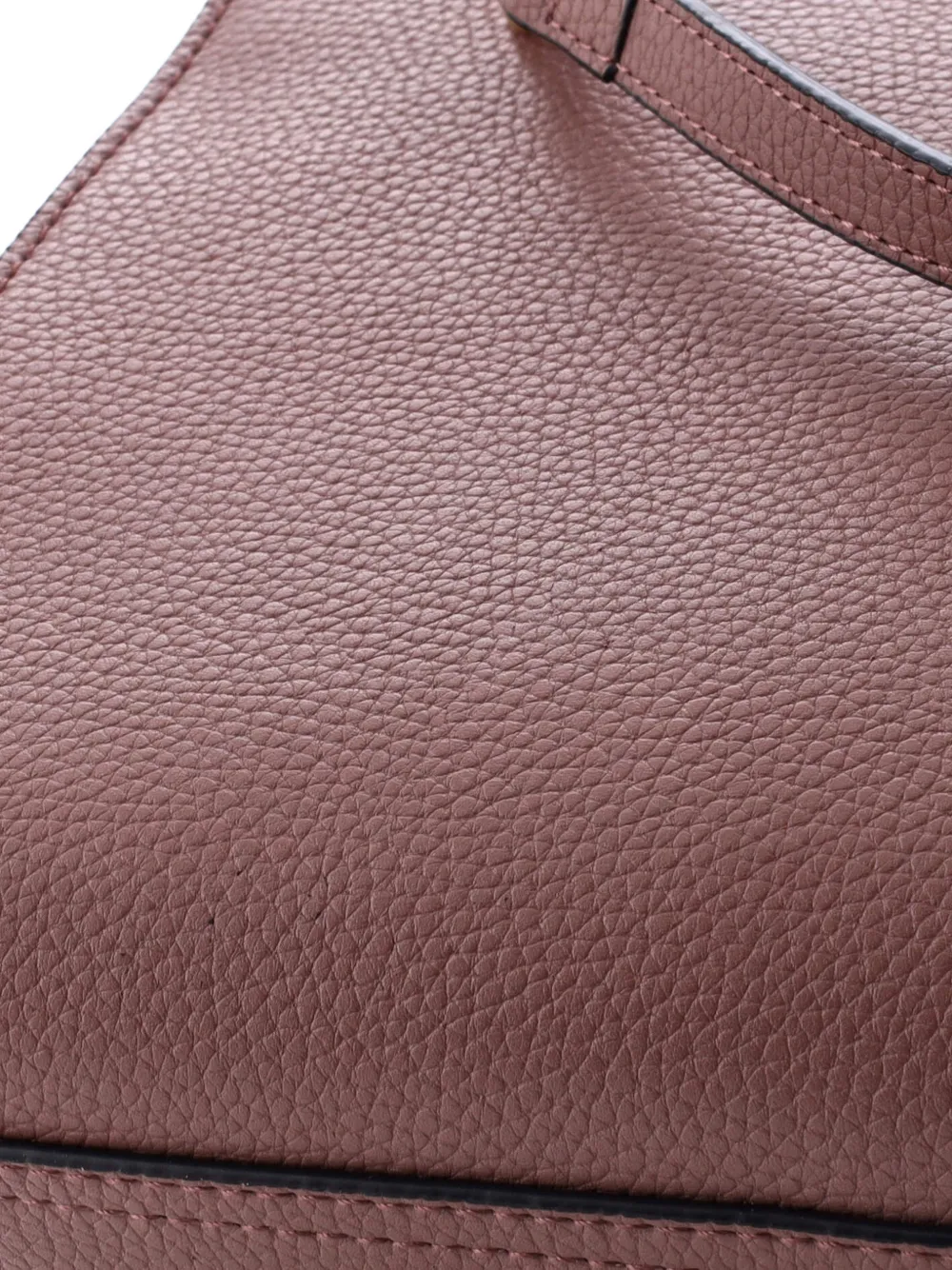 Pre-owned Gucci Gg Marmont Top Handle Bag Leather Small Satchel In Neutral