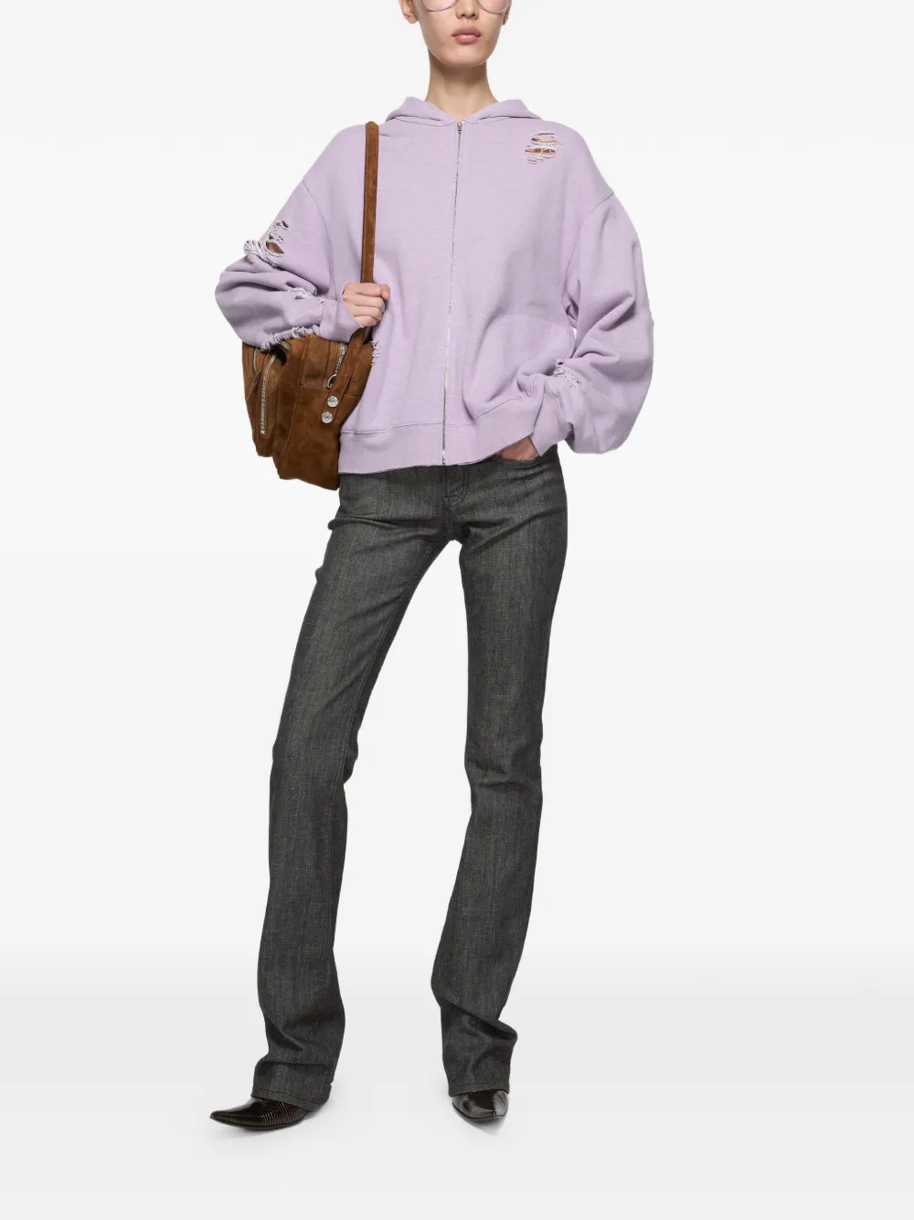 Acne Studios 2013 jeans met logopatch - Grijs