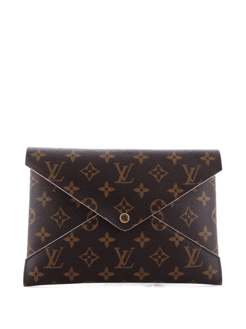 Pre-owned Louis Vuitton Kirigami Pochette Set Monogram Canvas Clutch Bag In Brown
