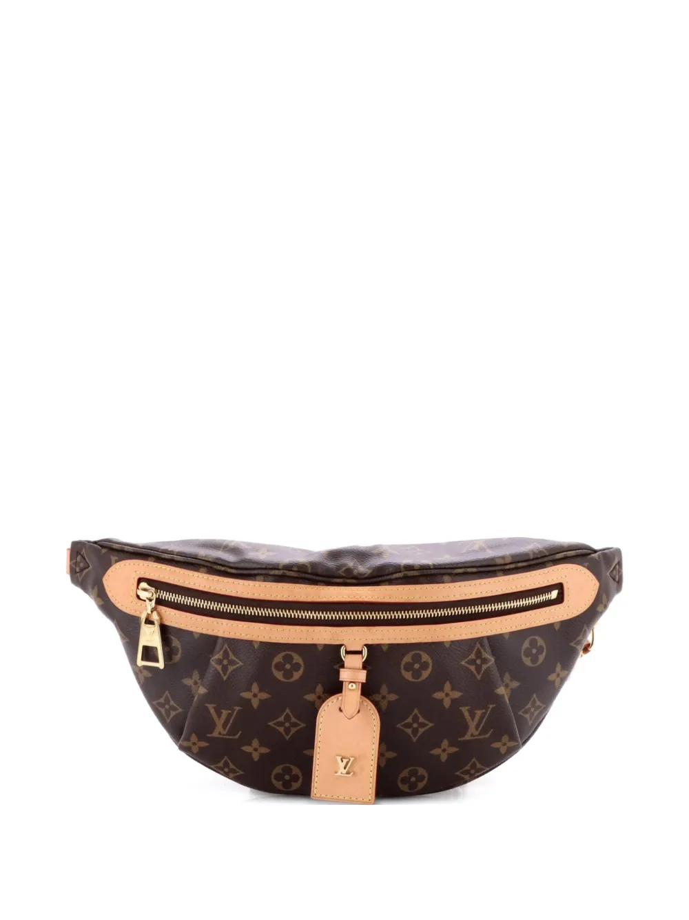 LOUIS VUITTON Pre-owned High Rise Bum Bag Monogram Canvas Belt Bag In Brown