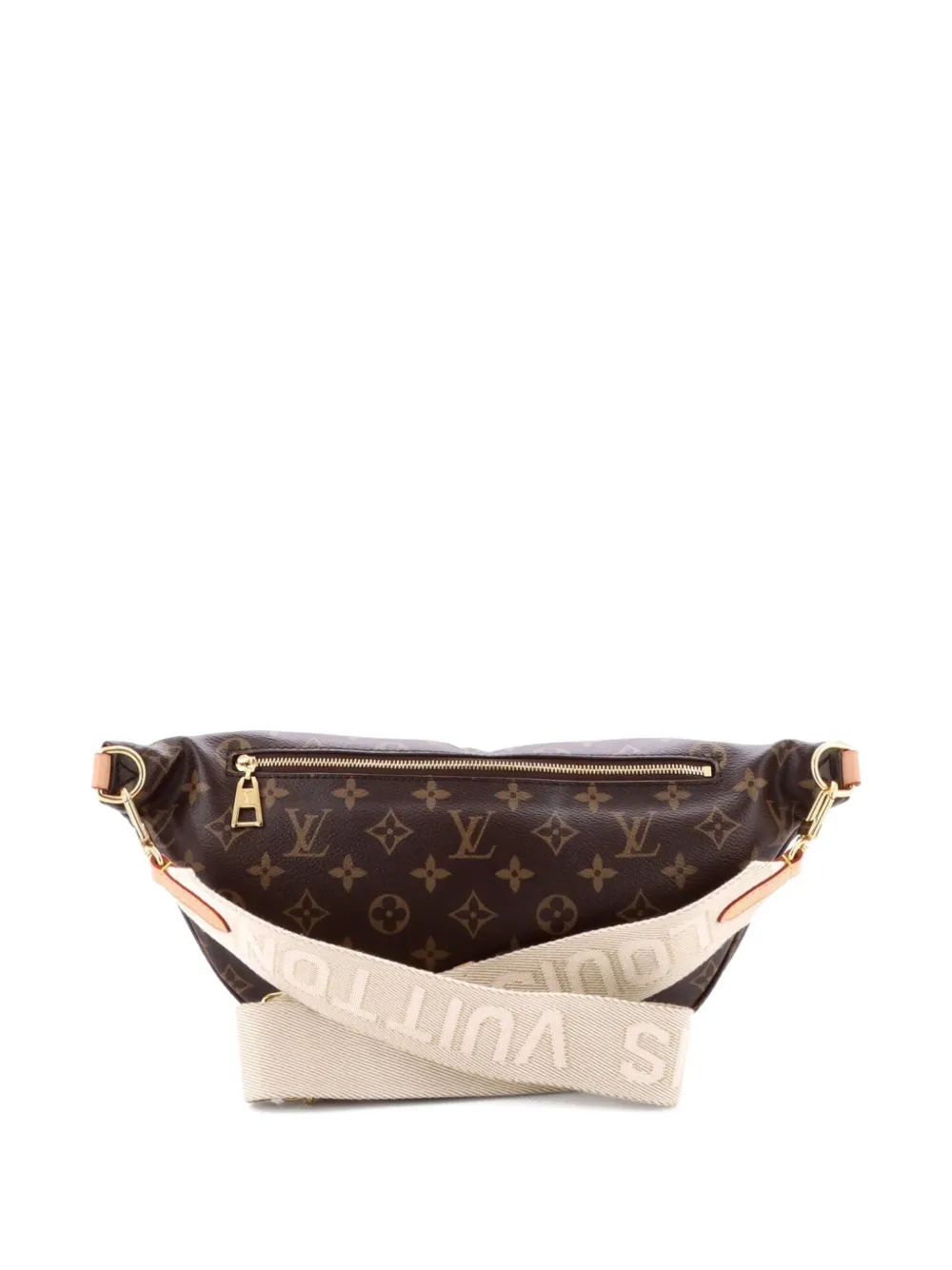 LOUIS VUITTON Pre-owned High Rise Bum Bag Monogram Canvas Belt Bag In Brown