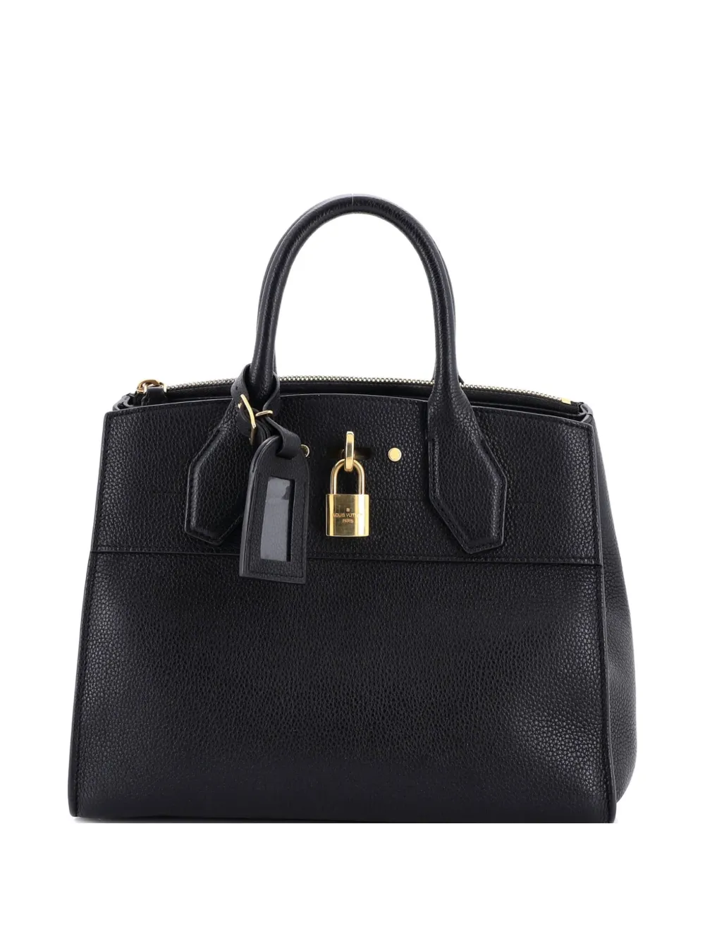 Louis Vuitton Pre-Owned City Steamer Handbag Leather PM satchel - Nero