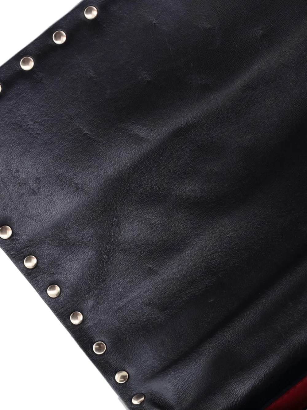 Pre-owned Valentino Garavani Rockstud Spike Flap Bag Quilted Leather Large Shoulder Bag In Black