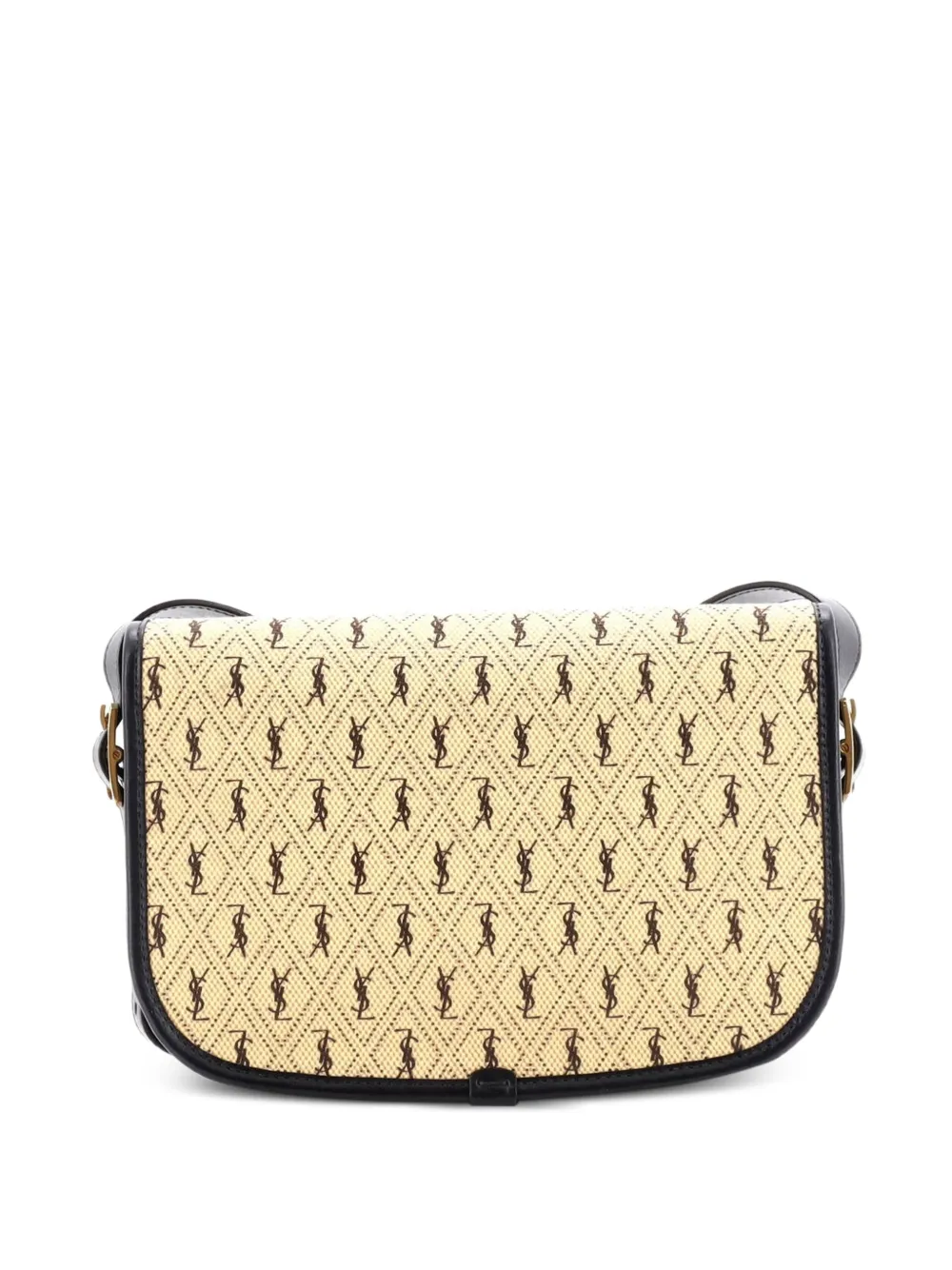 Saint Laurent Pre-Owned Flap Satchel Monogram All Over Canvas and Leather Medium shoulder bag | Estilos de archivo | Image 2