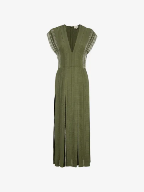 Zeus+Dione Selene V-neck midi dress