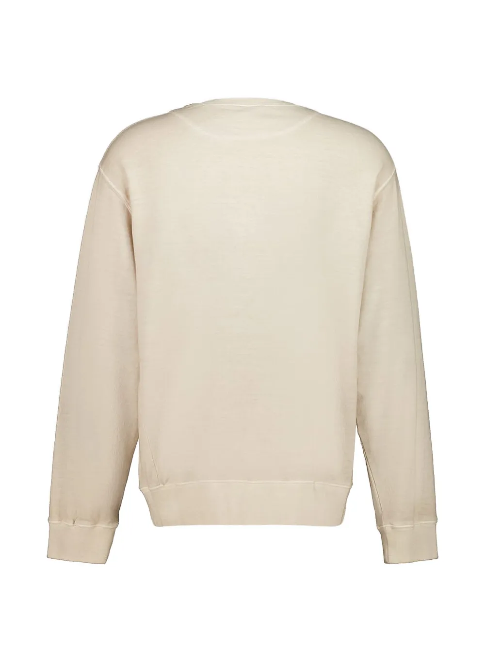 120% Lino Safari long-sleeve sweater - Beige