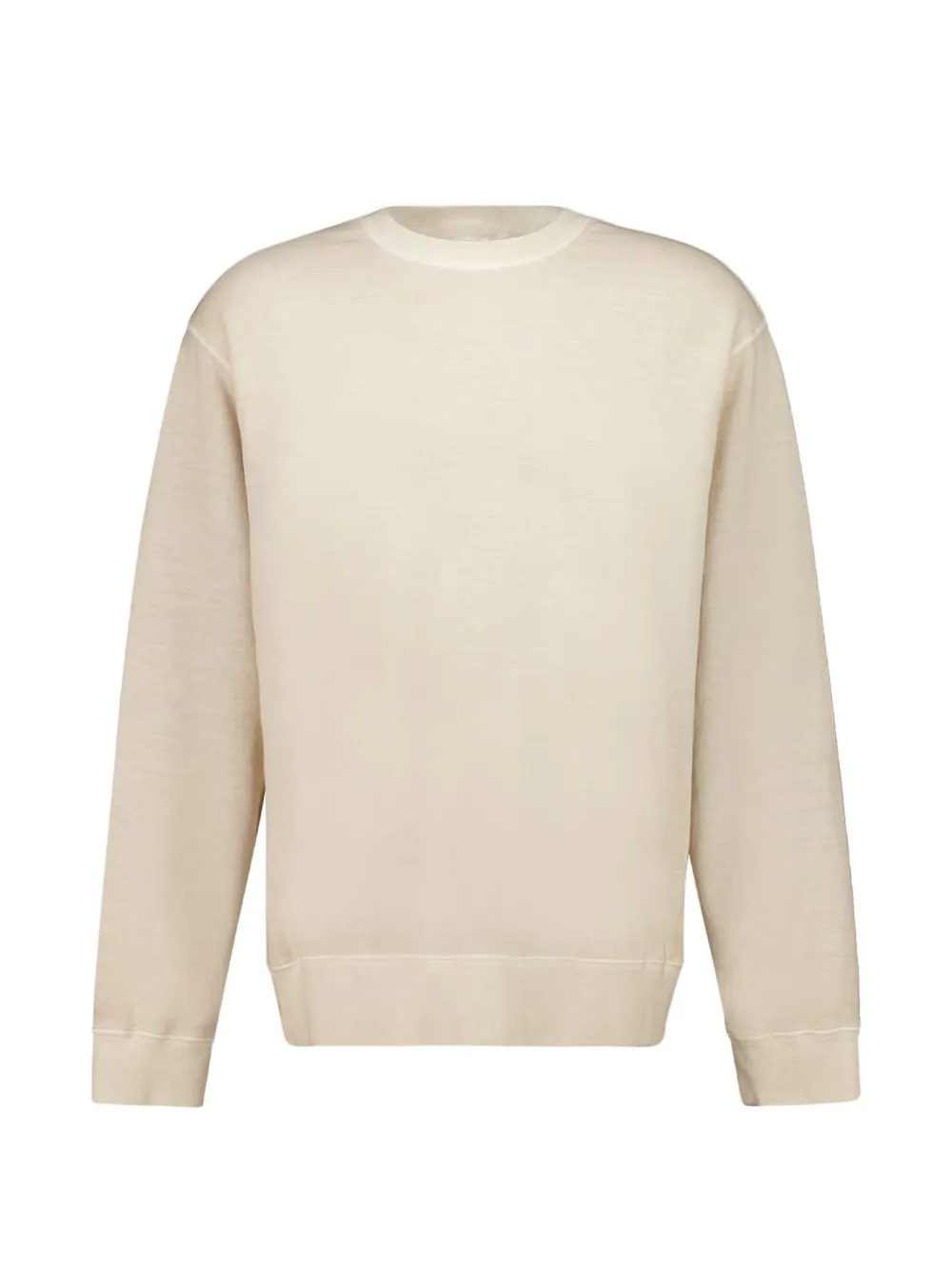 120% Lino Safari long-sleeve sweater - Toni neutri