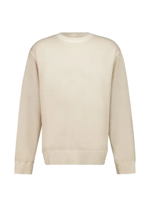 120% Lino Safari long-sleeve sweater