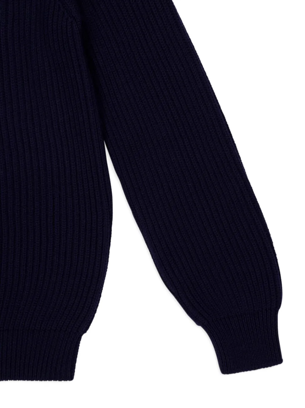 FENDI Trui met geborduurd logo en lange mouwen Blauw