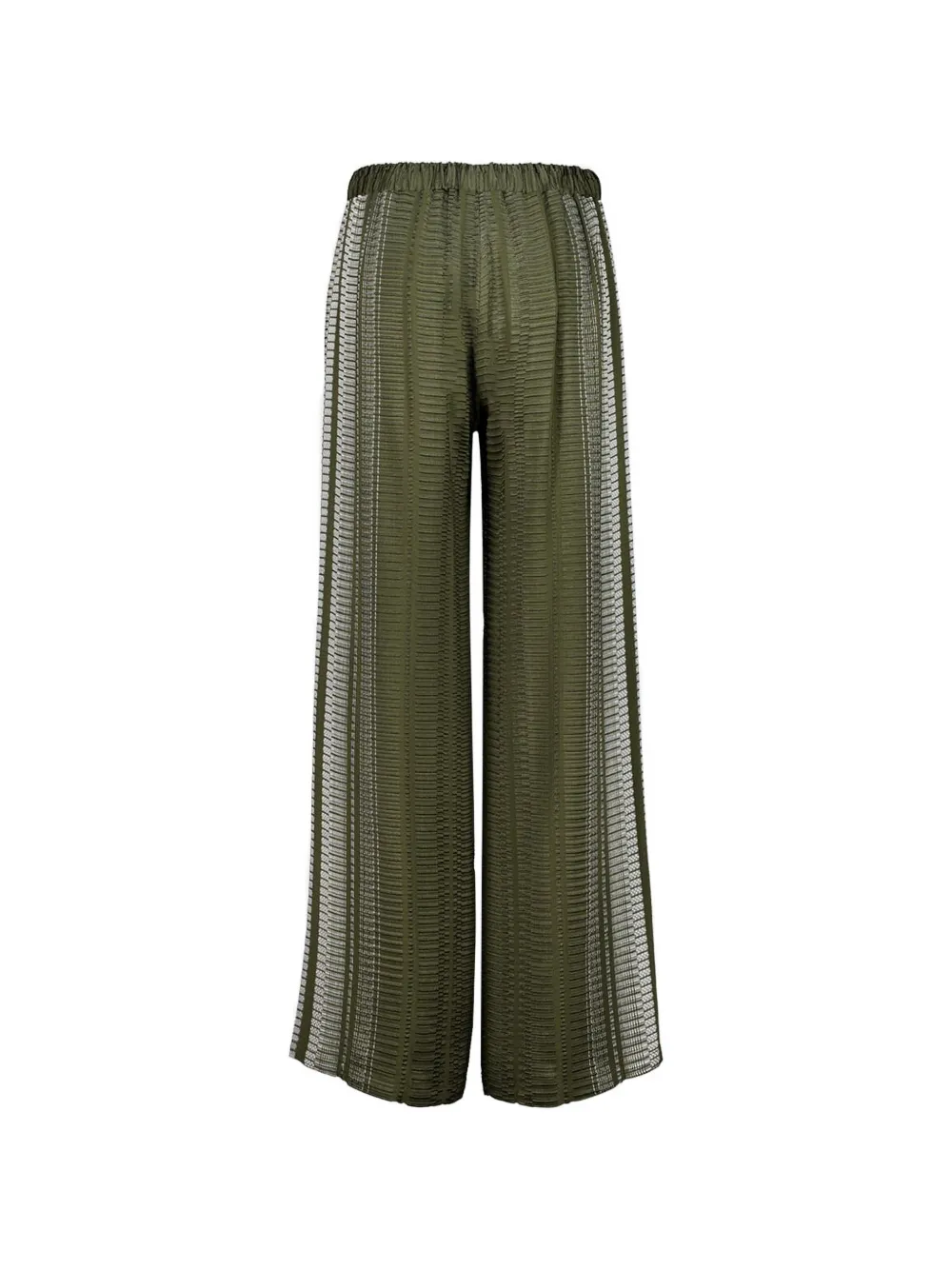 Zeus+Dione Alcestes textured trousers - Groen