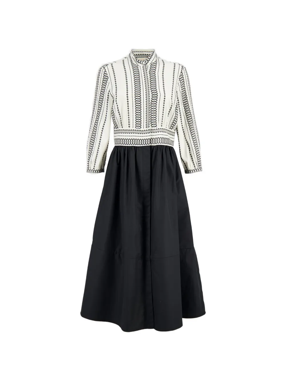 Zeus+Dione long-sleeve shirt dress - Nero