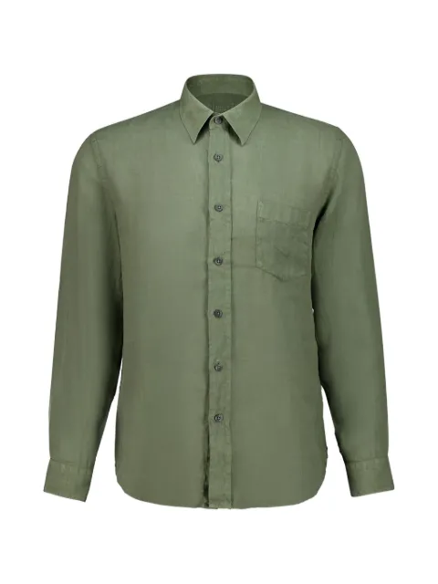 120% Lino chest-pocket long-sleeve shirt