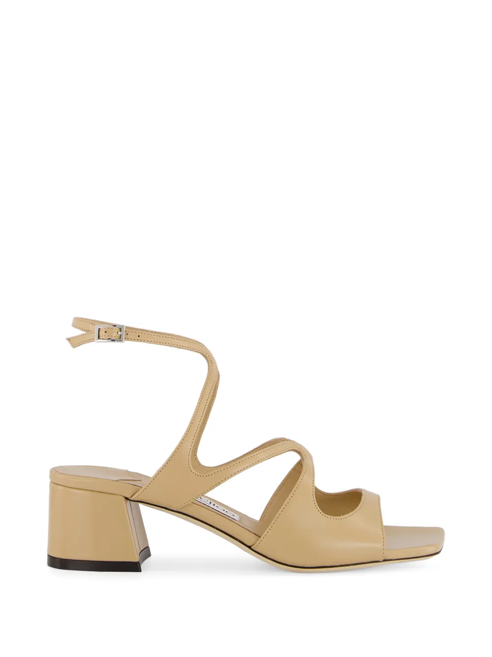 Jimmy Choo Azilia leren sandalen met bandjes Beige