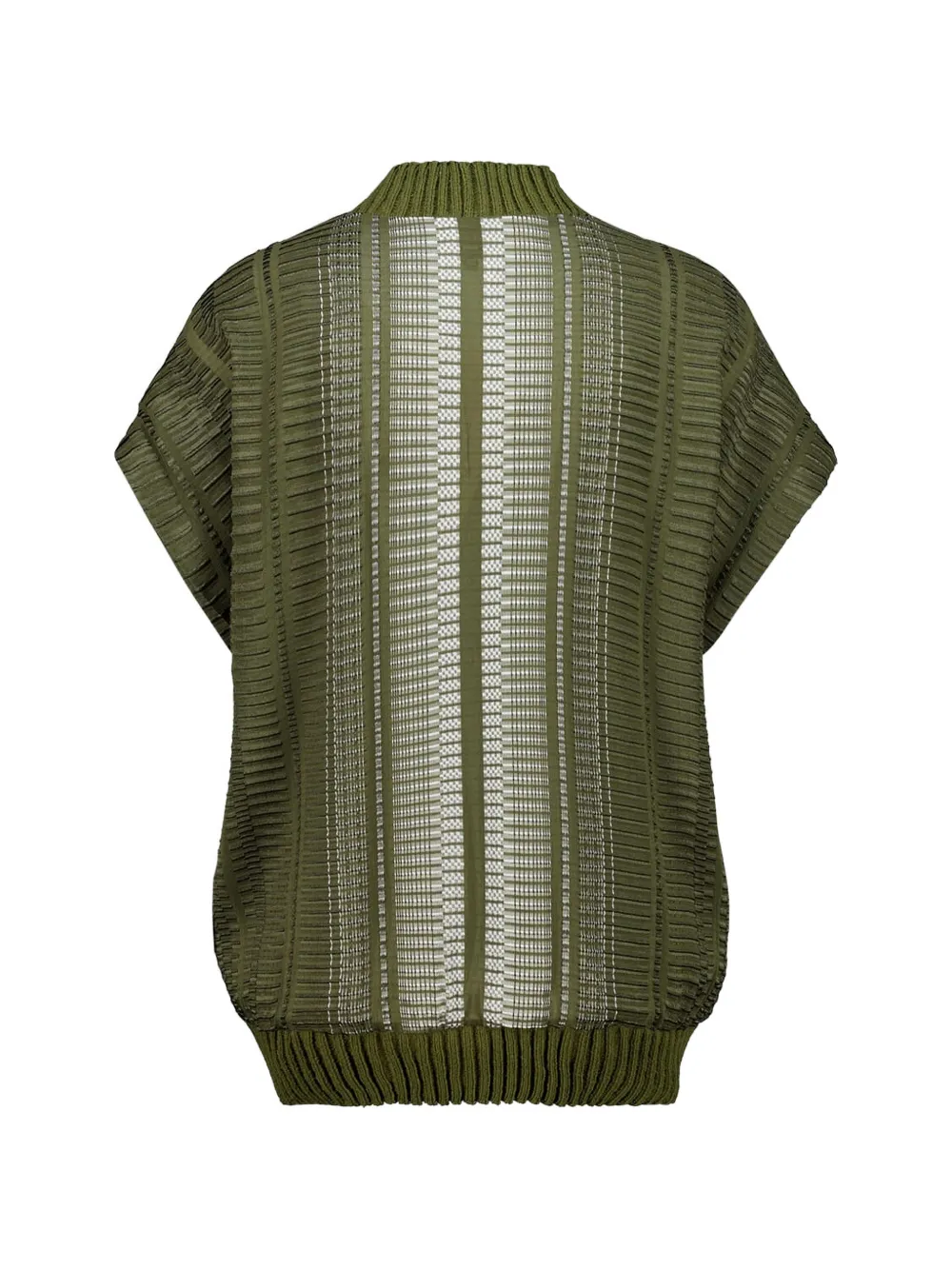  Zeus+dione V-neck Sleeveless Vest - Green 