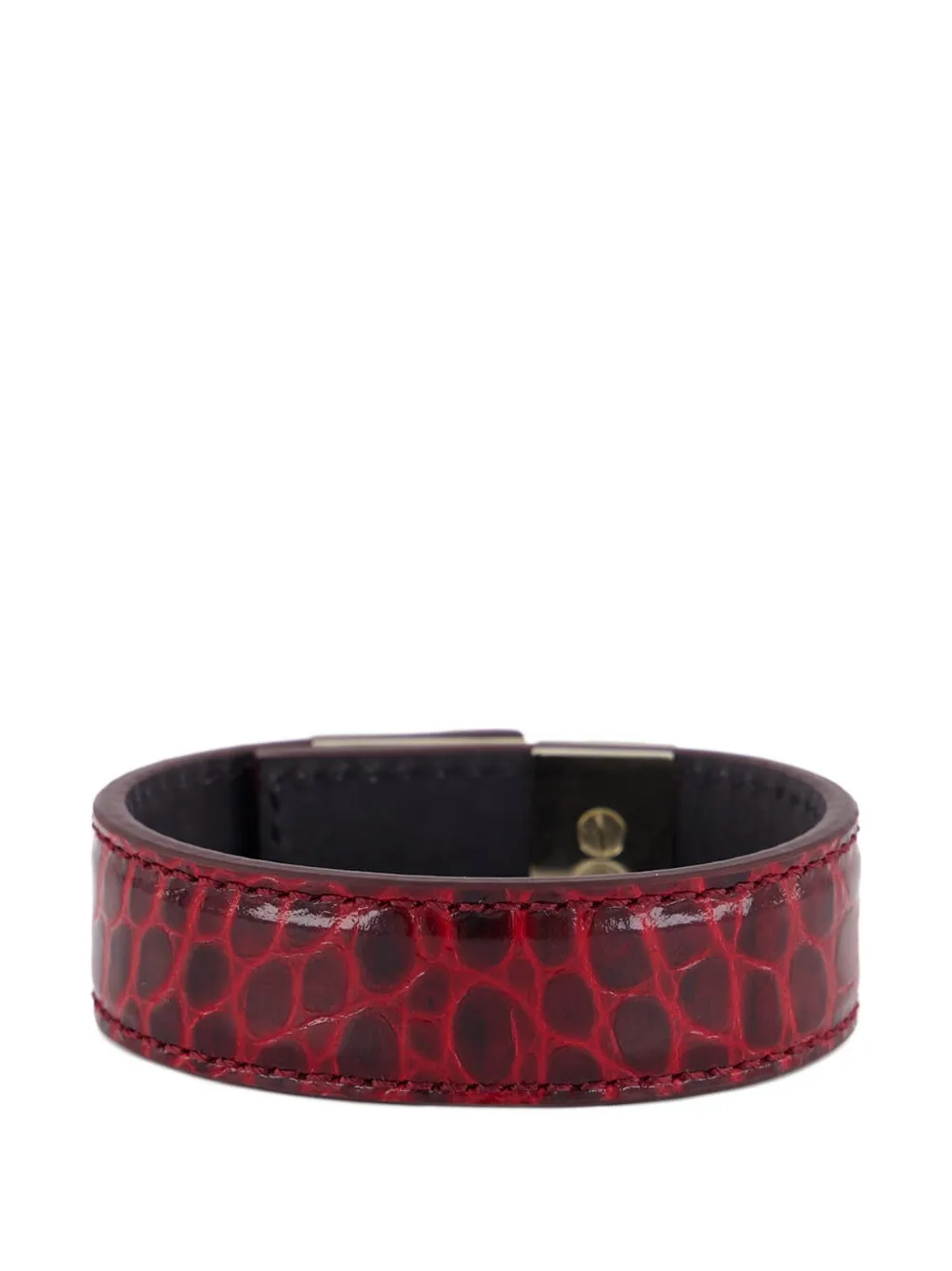 TOM FORD leather bracelet - Rood