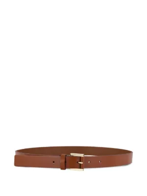 Dolce & Gabbana oval-buckle Leather Belt | Brown | FARFETCH GE