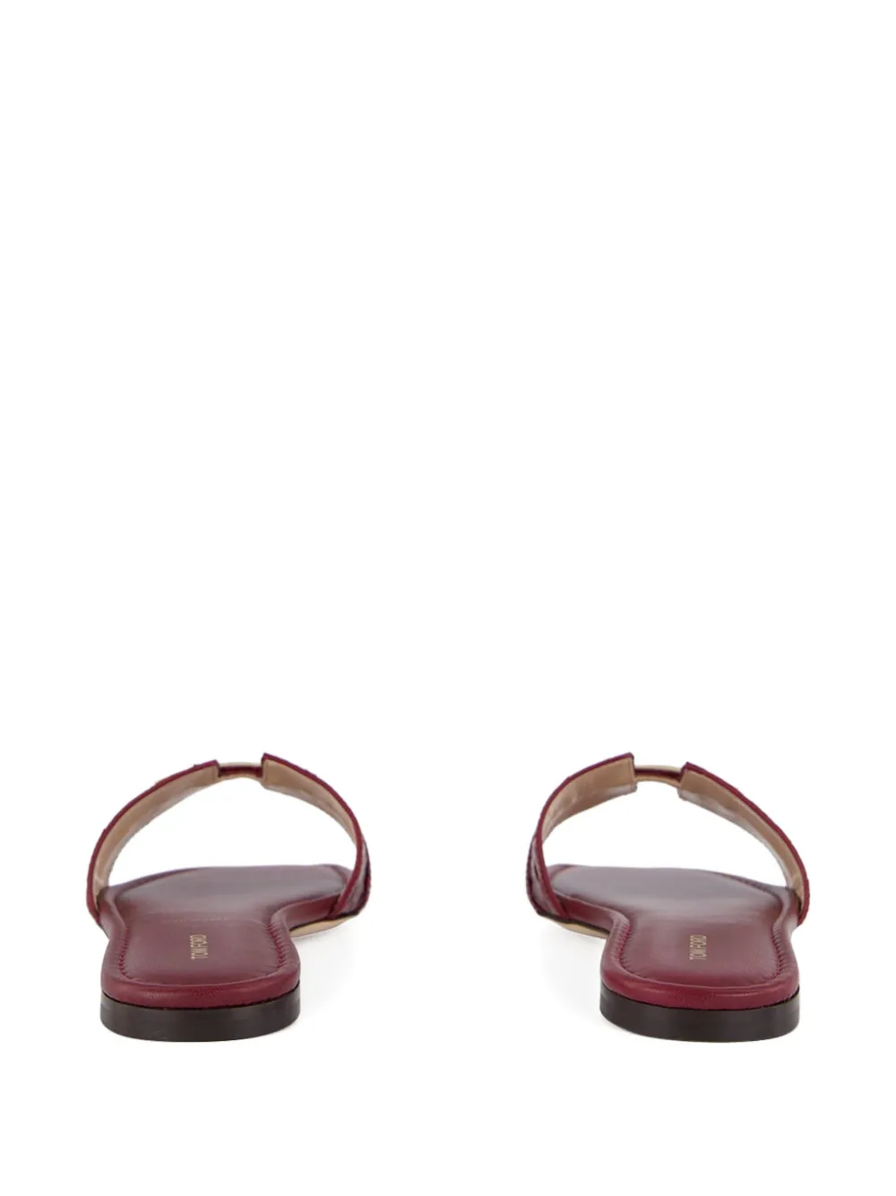 TOM FORD textured-strap buckle flat Rood