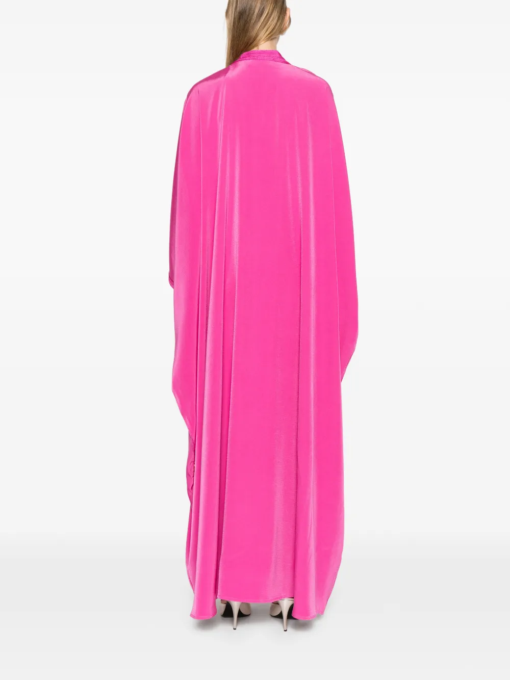  Reem Al Dhaheri Embroidered Kaftan Set - Pink 