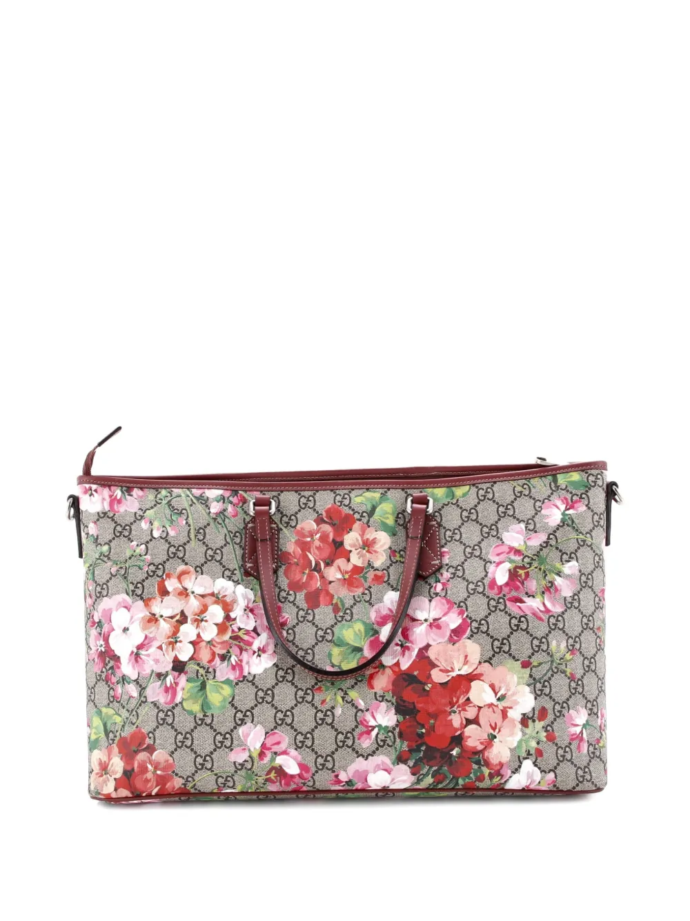 Gucci Pre-Owned Convertible Zip Blooms Print GG Coated Canvas Large tote bag | Pre-Owned | Image 2
