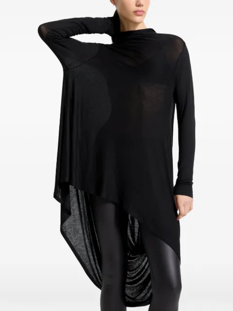 Marcella Iris asymmetrical drape tunic