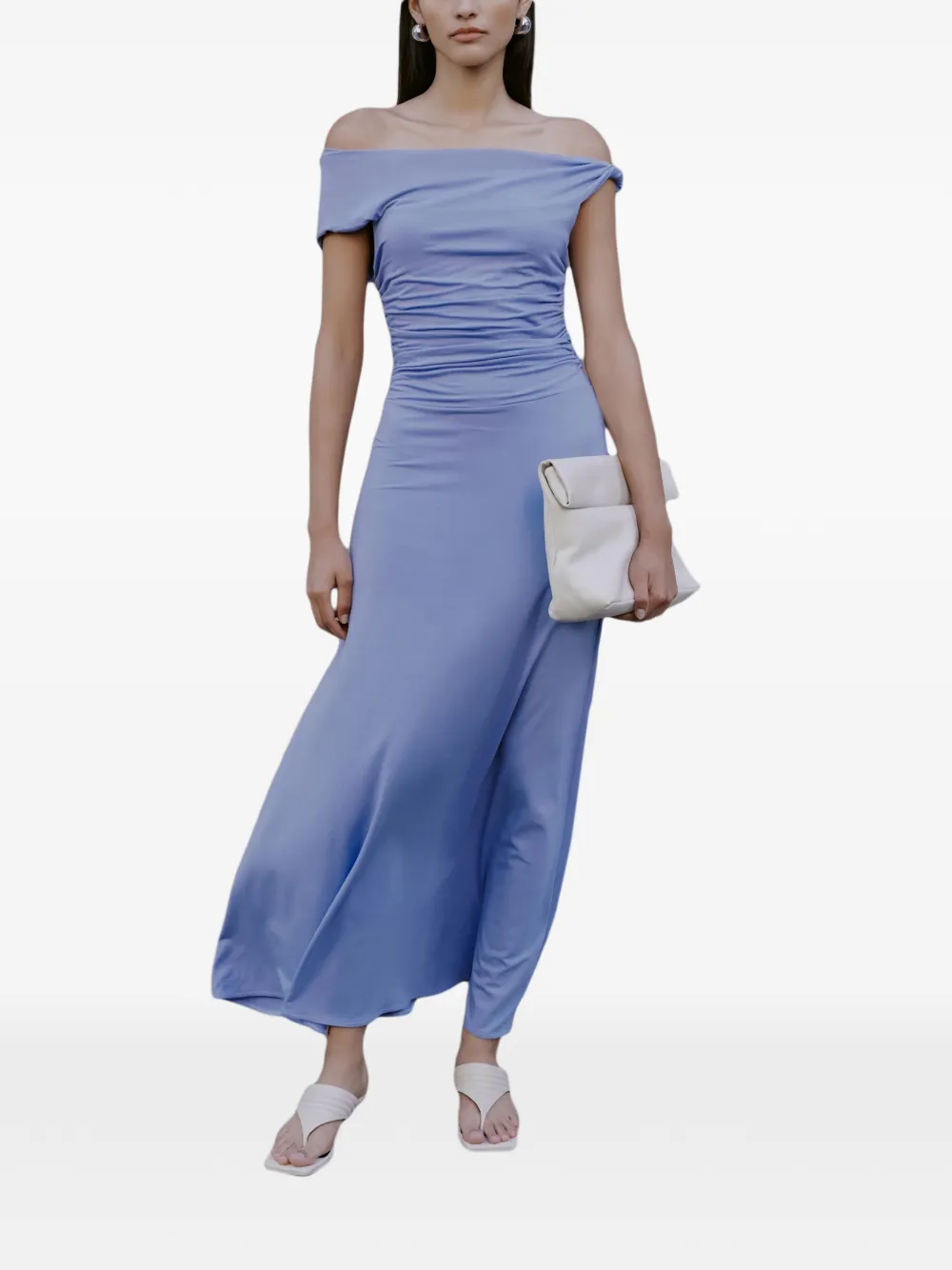 Marcella robe Manon à coupe mi-longue | bleu | Image 1