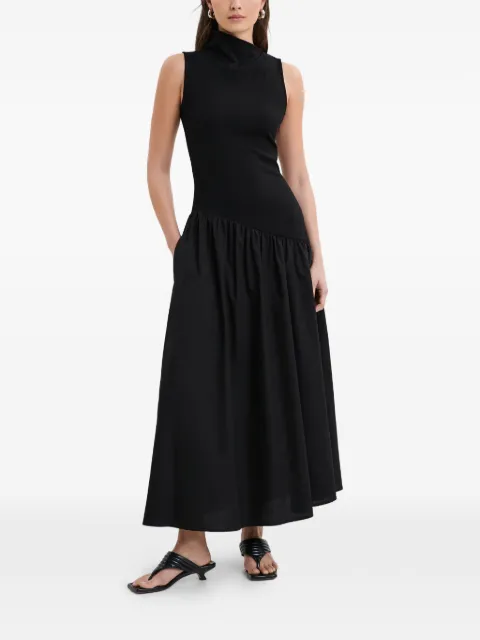 Marcella Hutton high-neck pocket dress