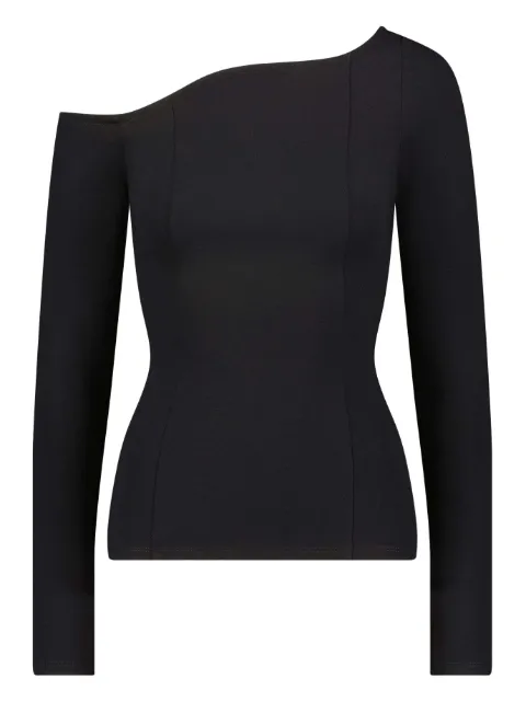 Marcella Sylvan one-shoulder long-sleeve top