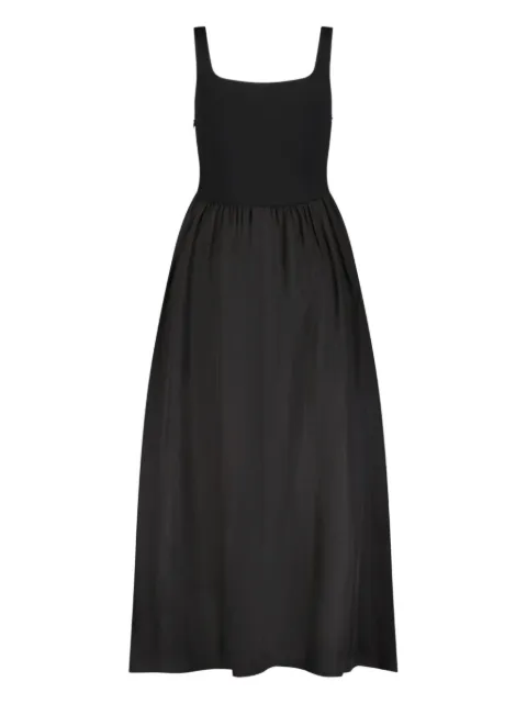 Marcella Clara square-neck midi dress