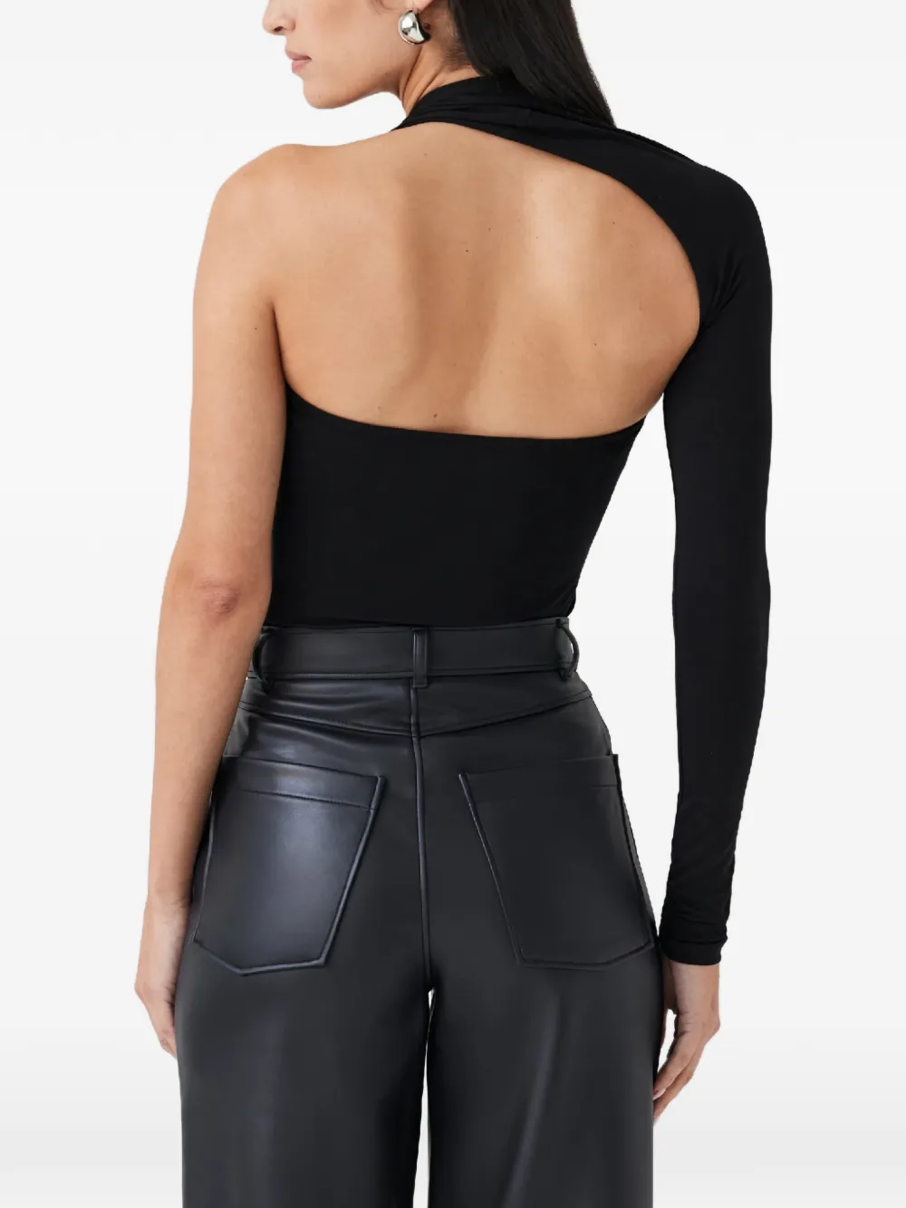 Manhattan Asymmetric One-Shoulder Top