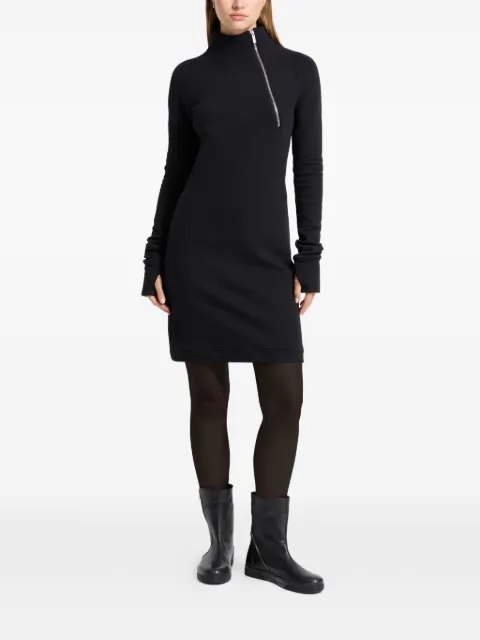 Marcella Alani turtle-neck zip-detail mini dress