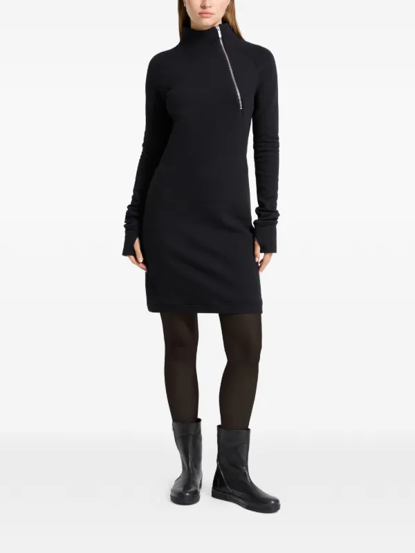 black turtle neck mini dress Kith Women Alexis Turtleneck Mini Dress main image 1