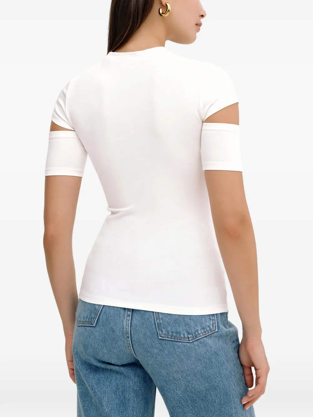 Esme Cutout-Sleeves T-Shirt