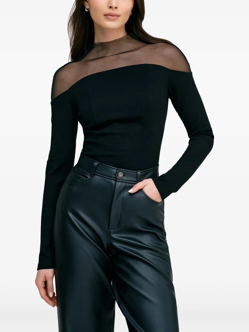Marcella top Joana | negro | Image 1