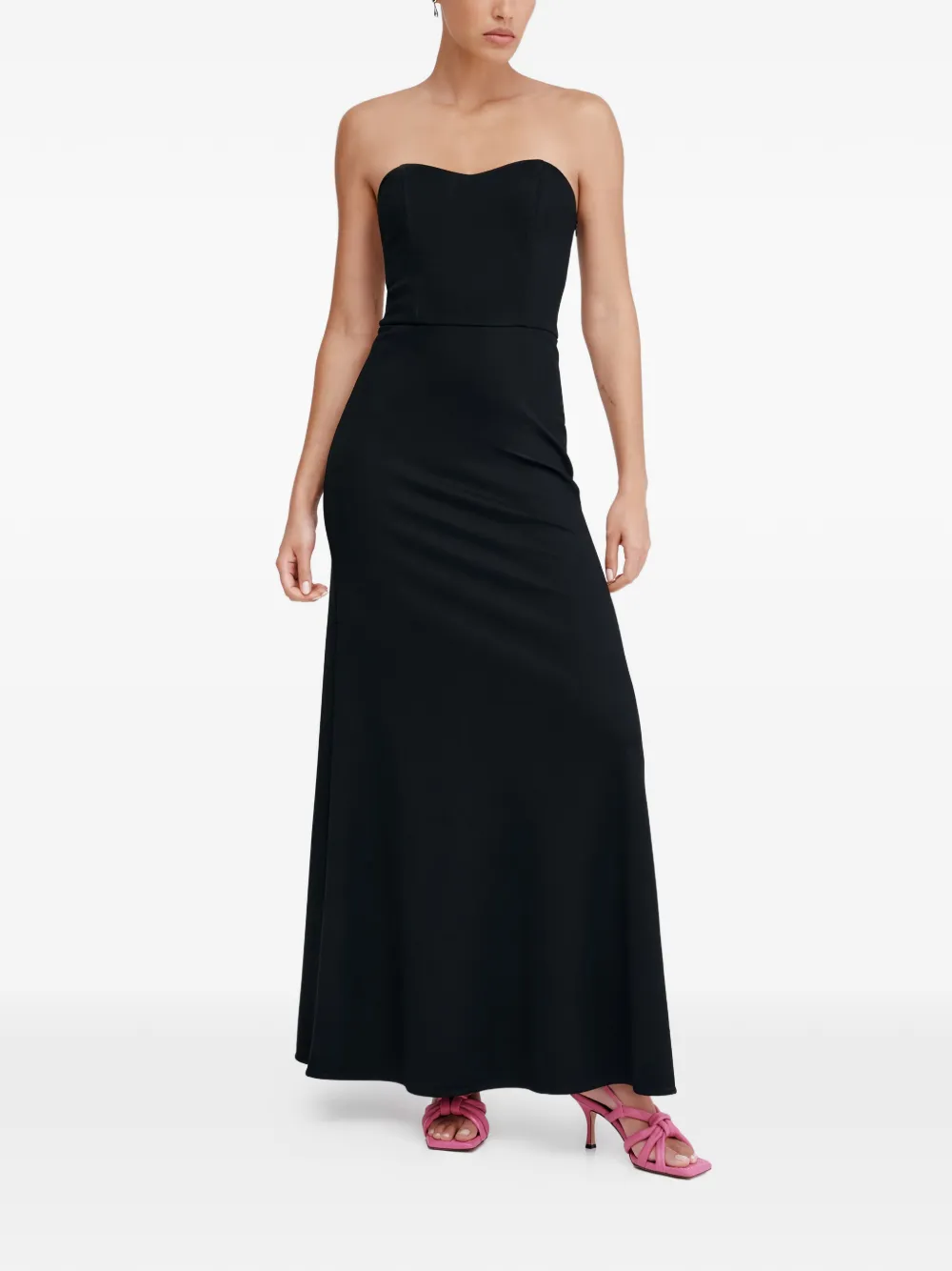 Marcella Grace jurk met meerdere richtingen - Zwart