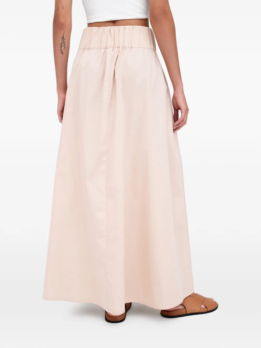 Marcella Raven maxi-rok Beige
