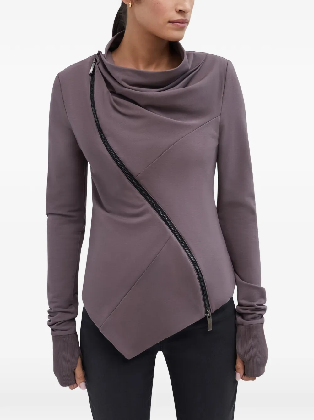 Marcella veste zippée Hoyt à col bénitier | Vestes cintrées | Image 2