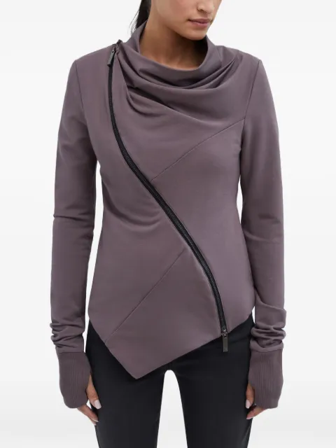 Marcella Hoyt cowl-neck zip jacket