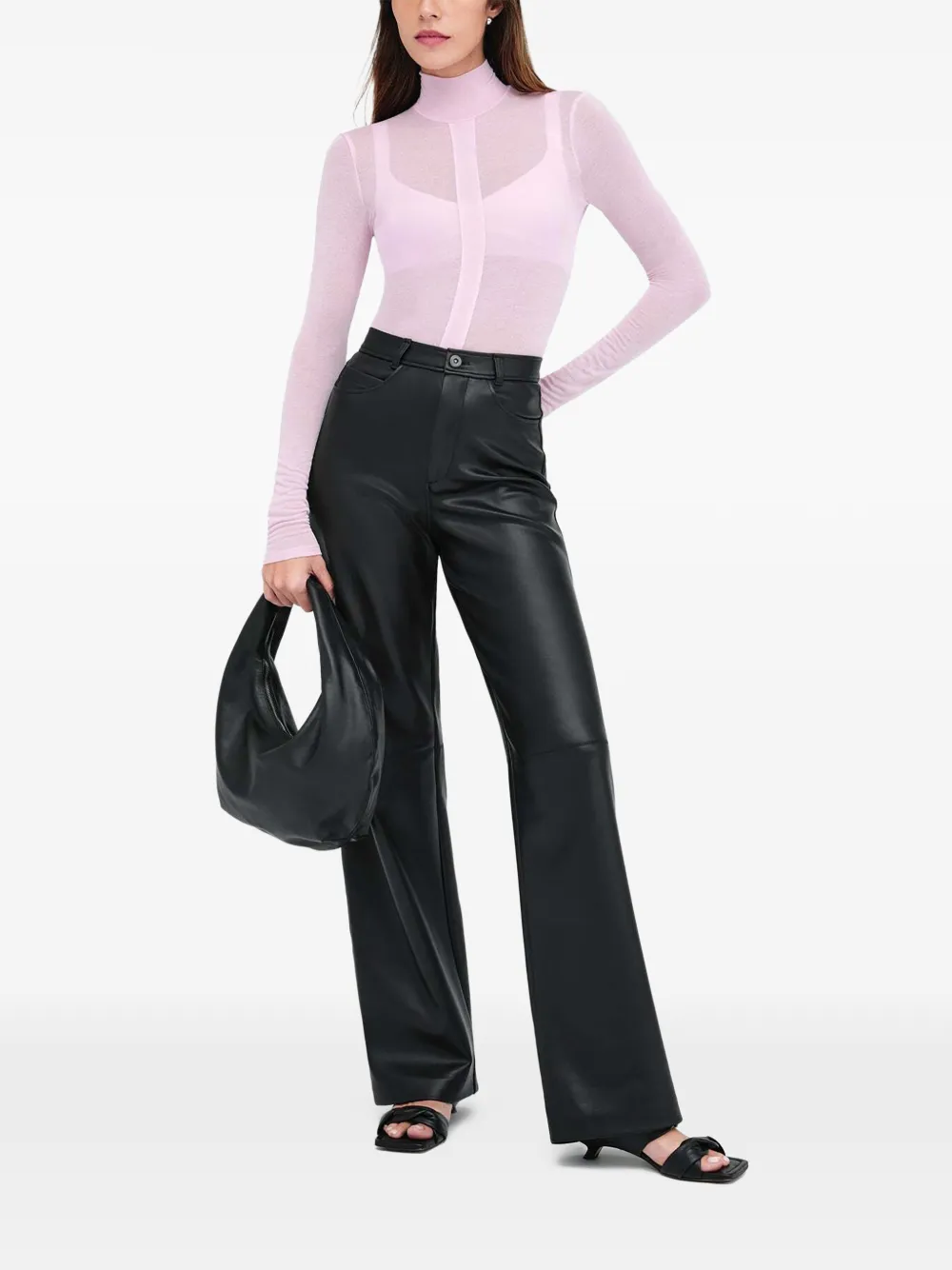 Marcella Amsterdam panelled turtlenek top | T-Shirts & Jersey Shirts | Image 2