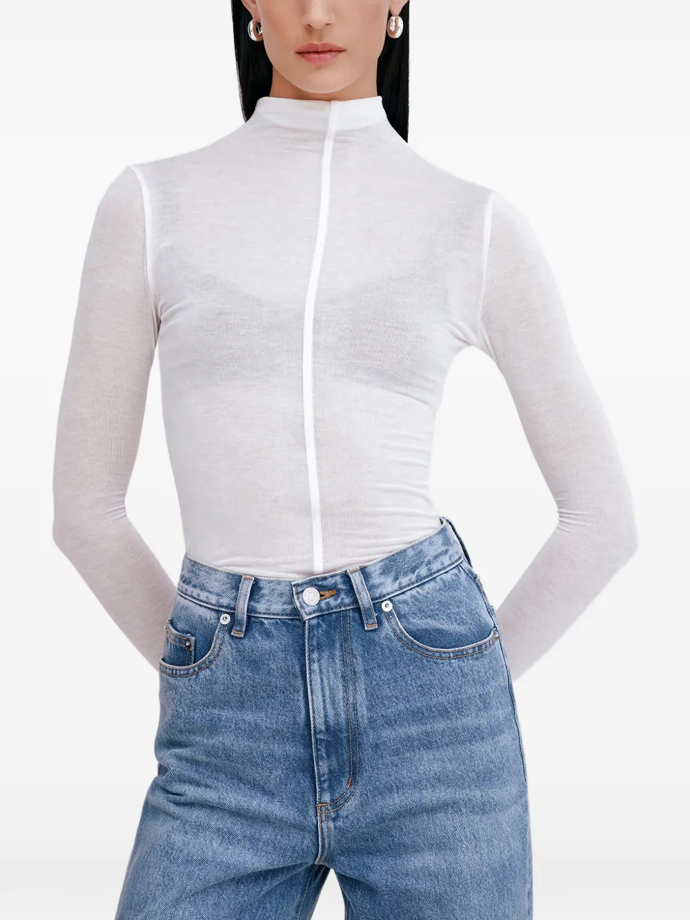  Marcella Alicia Turtleneck Top - Neutrals 