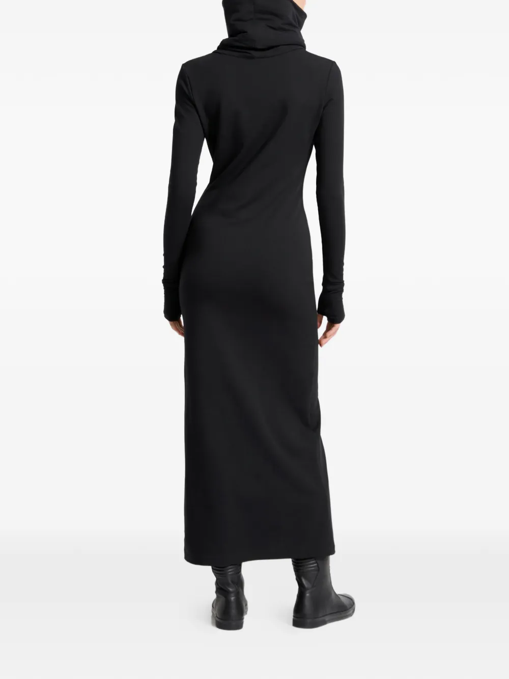 Lisa Thumbhole Roll-Neck Maxi Dress