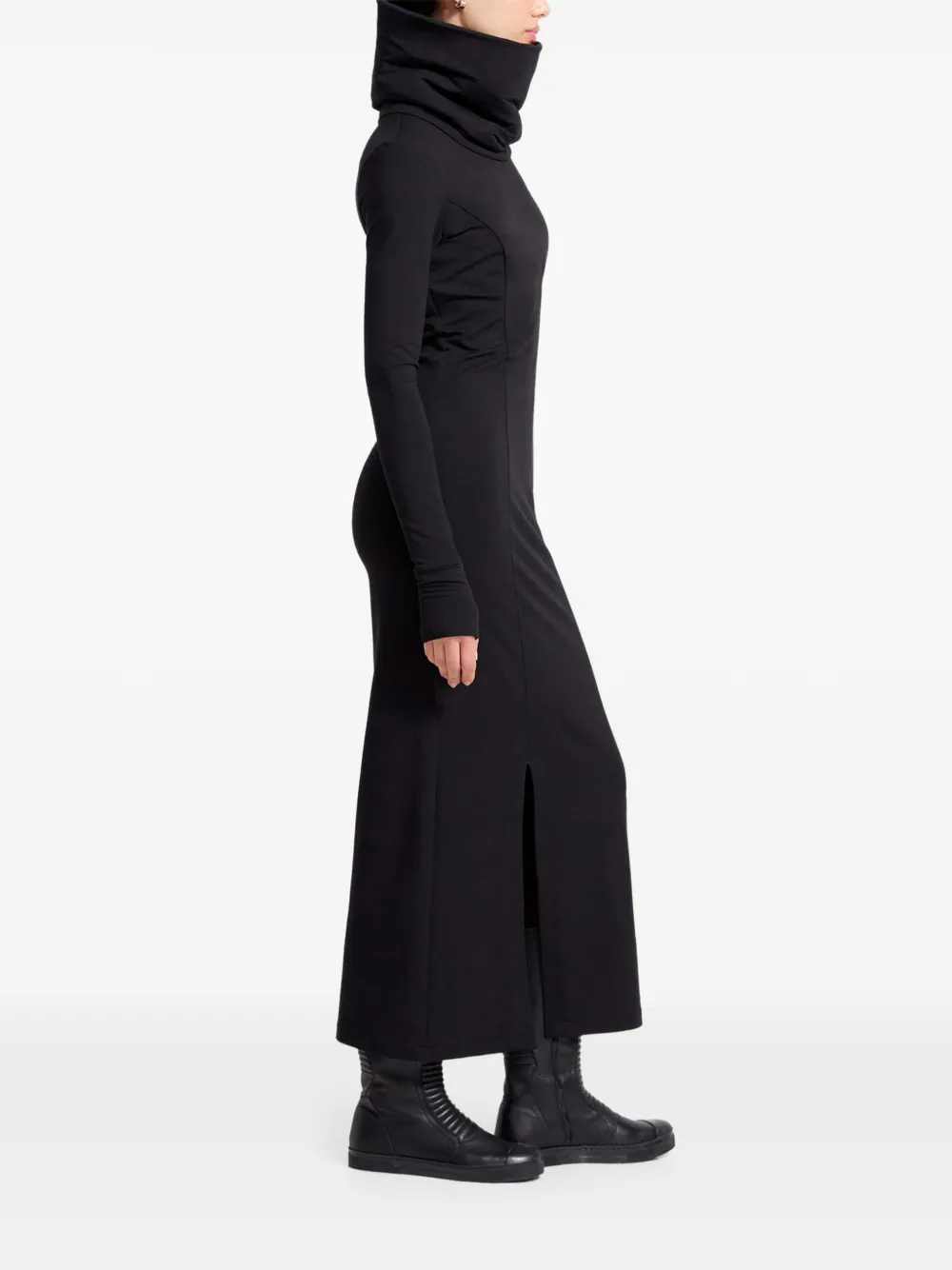 Lisa Thumbhole Roll-Neck Maxi Dress