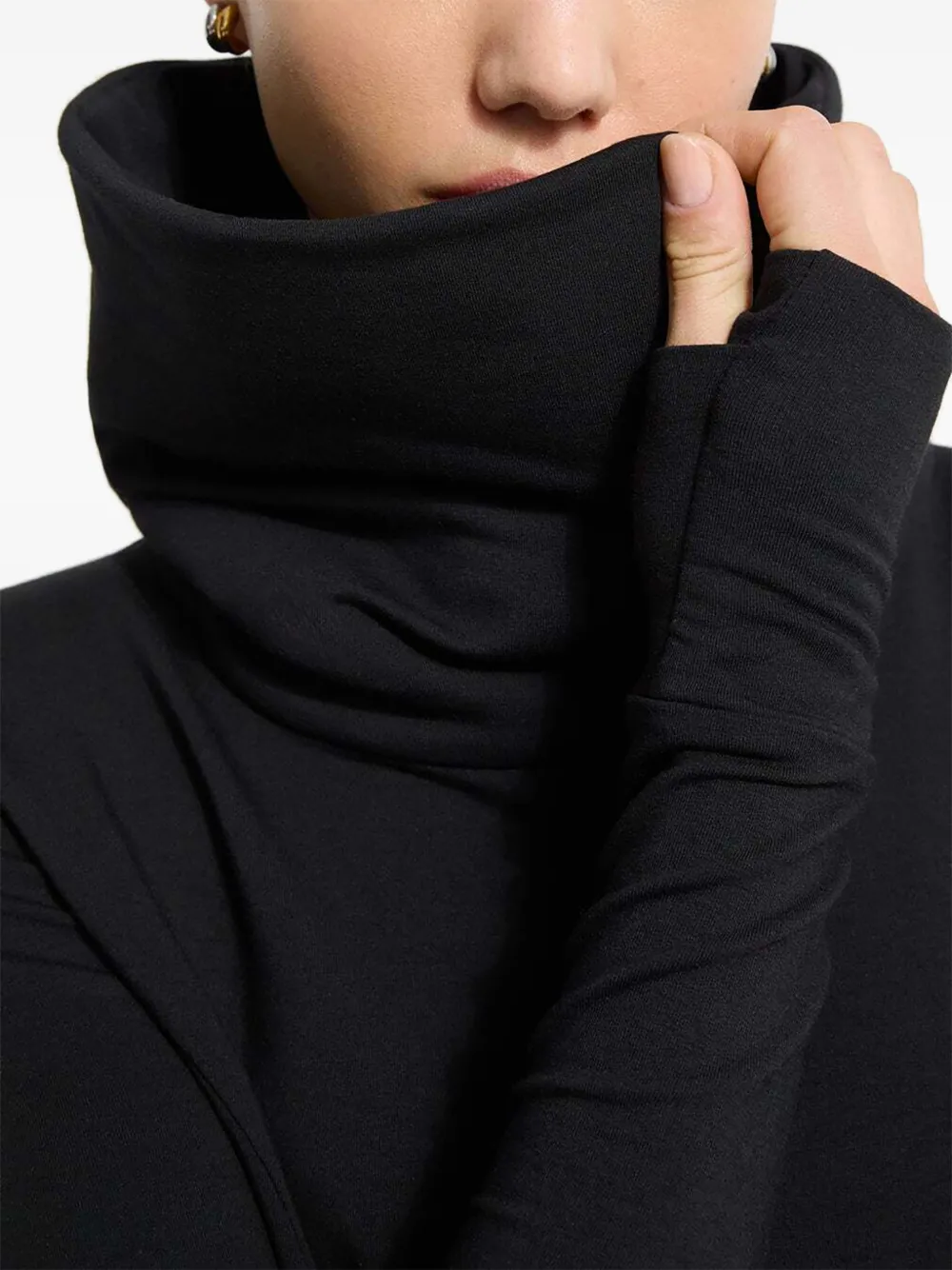 Lisa Thumbhole Roll-Neck Maxi Dress