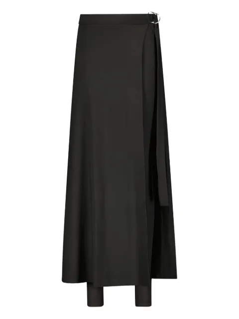 Marcella Waverly sash-belt double-ring-buckle trousers