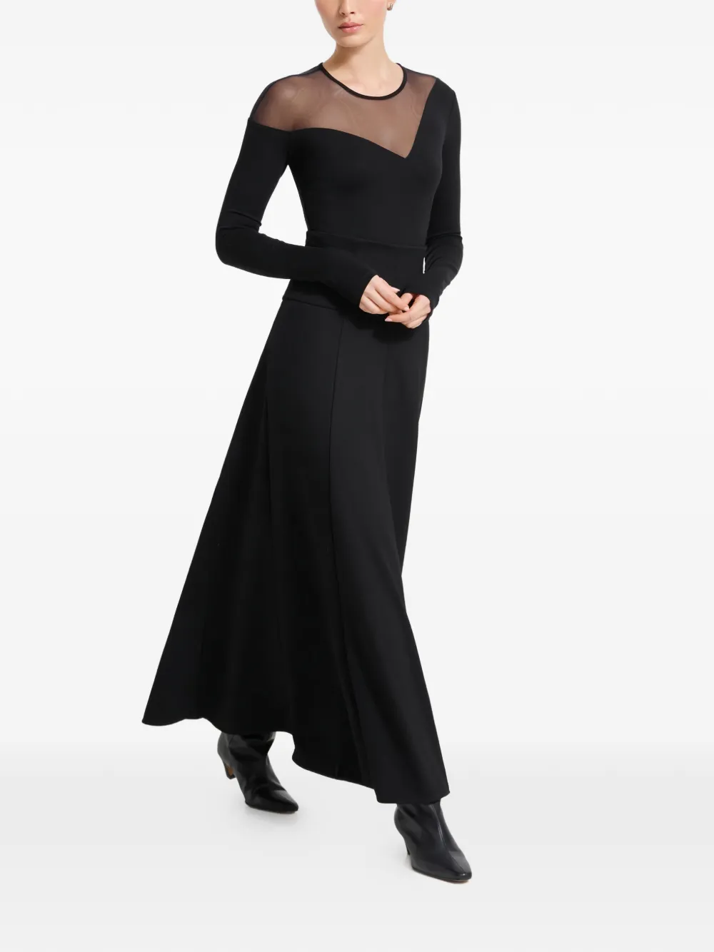  Marcella India Maxi Skirt - Black 