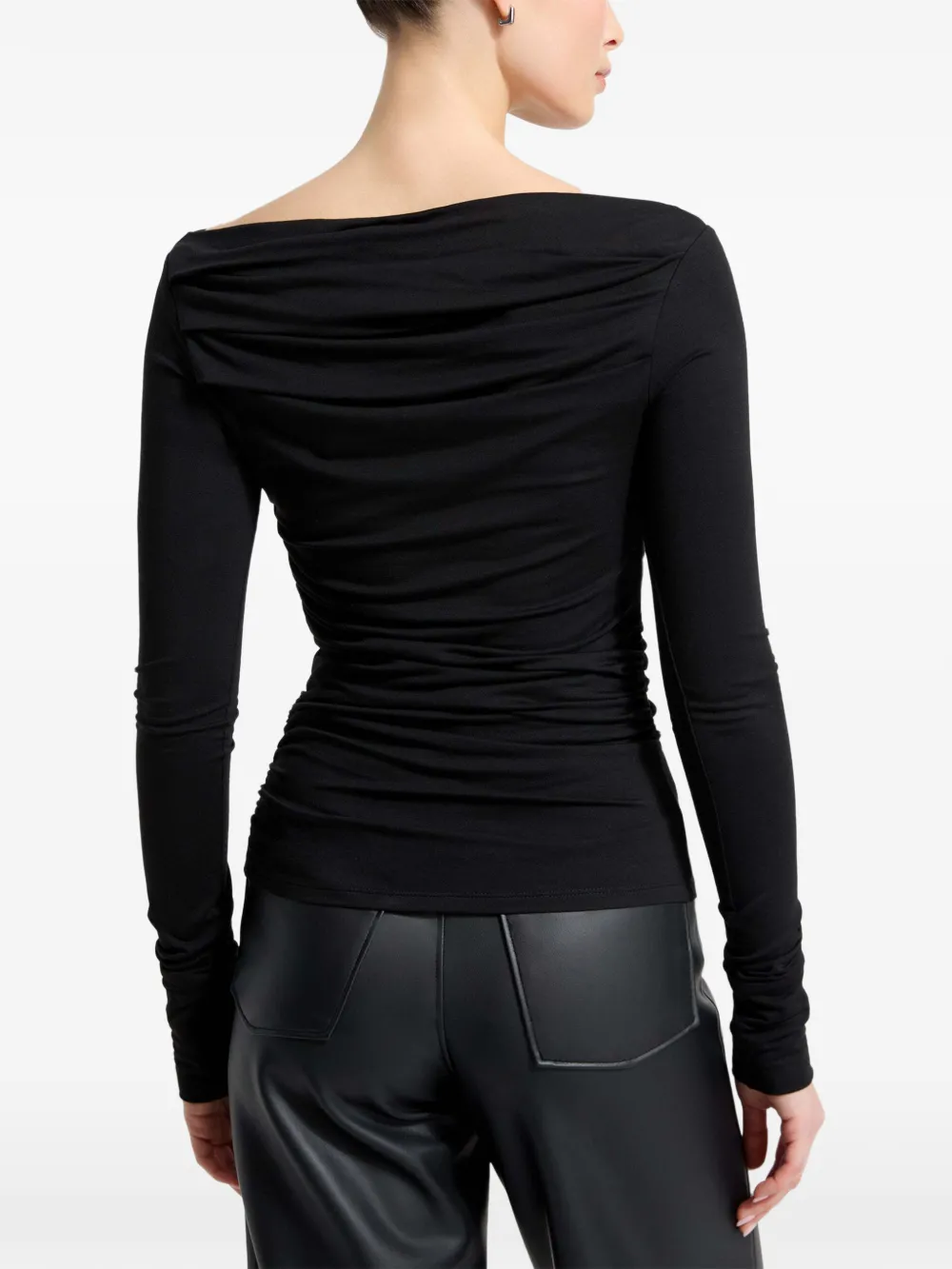 Marcella Cooper gesmockte top Zwart