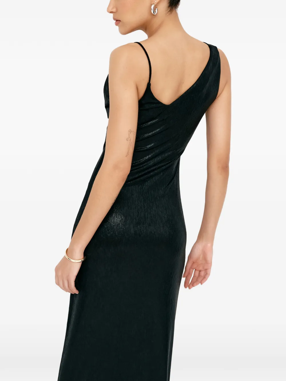 Marcella Liberty maxi-jurk Zwart