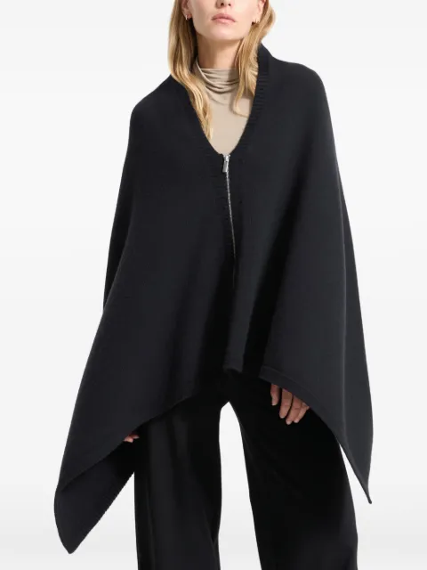 Marcella Mika zip asymmetric cape