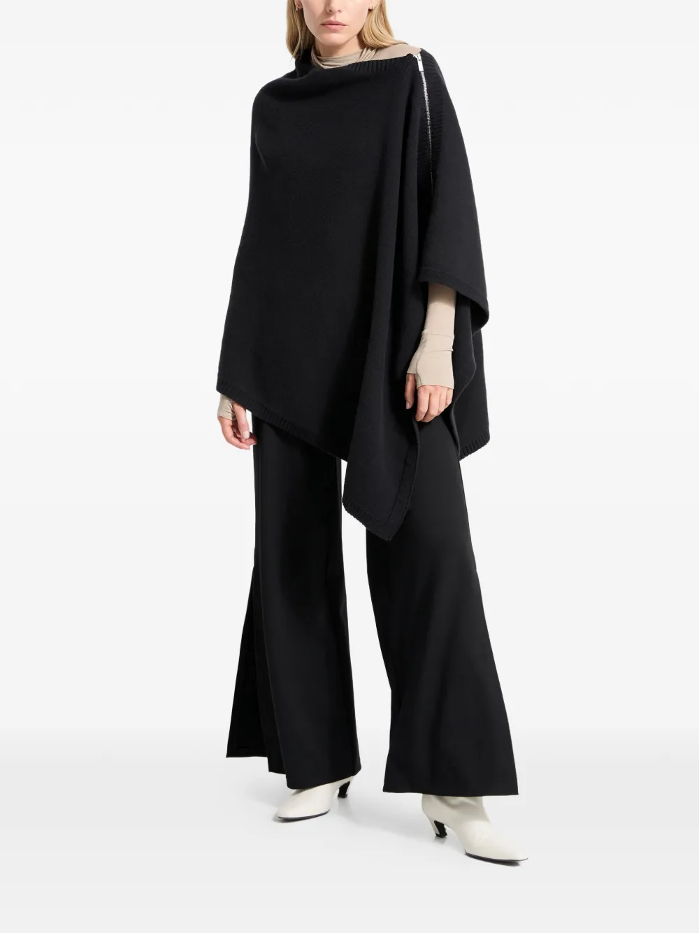 Marcella Mika zip asymmetric cape | Capes | Image 2