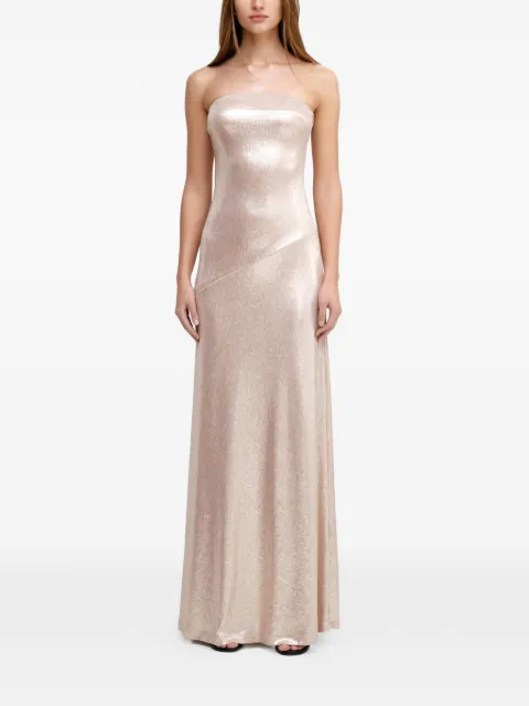 Marcella Ciel strapless seam maxi dress