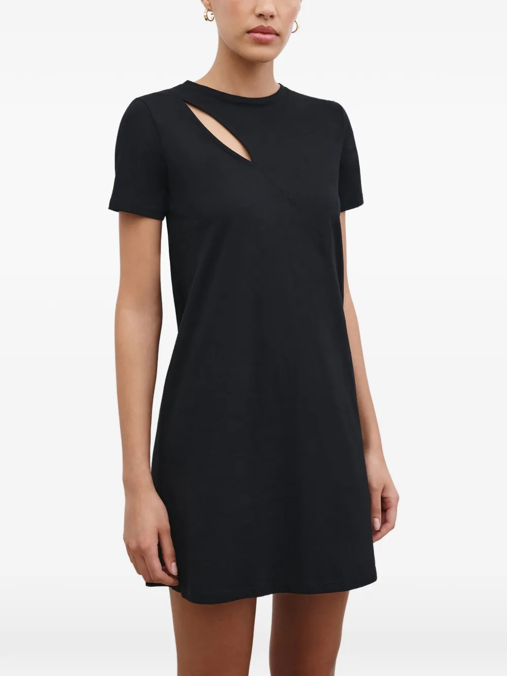 Marcella Abito corto Leonie con dettaglio cut-out - Nero